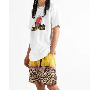 Paradise Big Apple Printed Cotton Jersey T-shirt White XL NWT